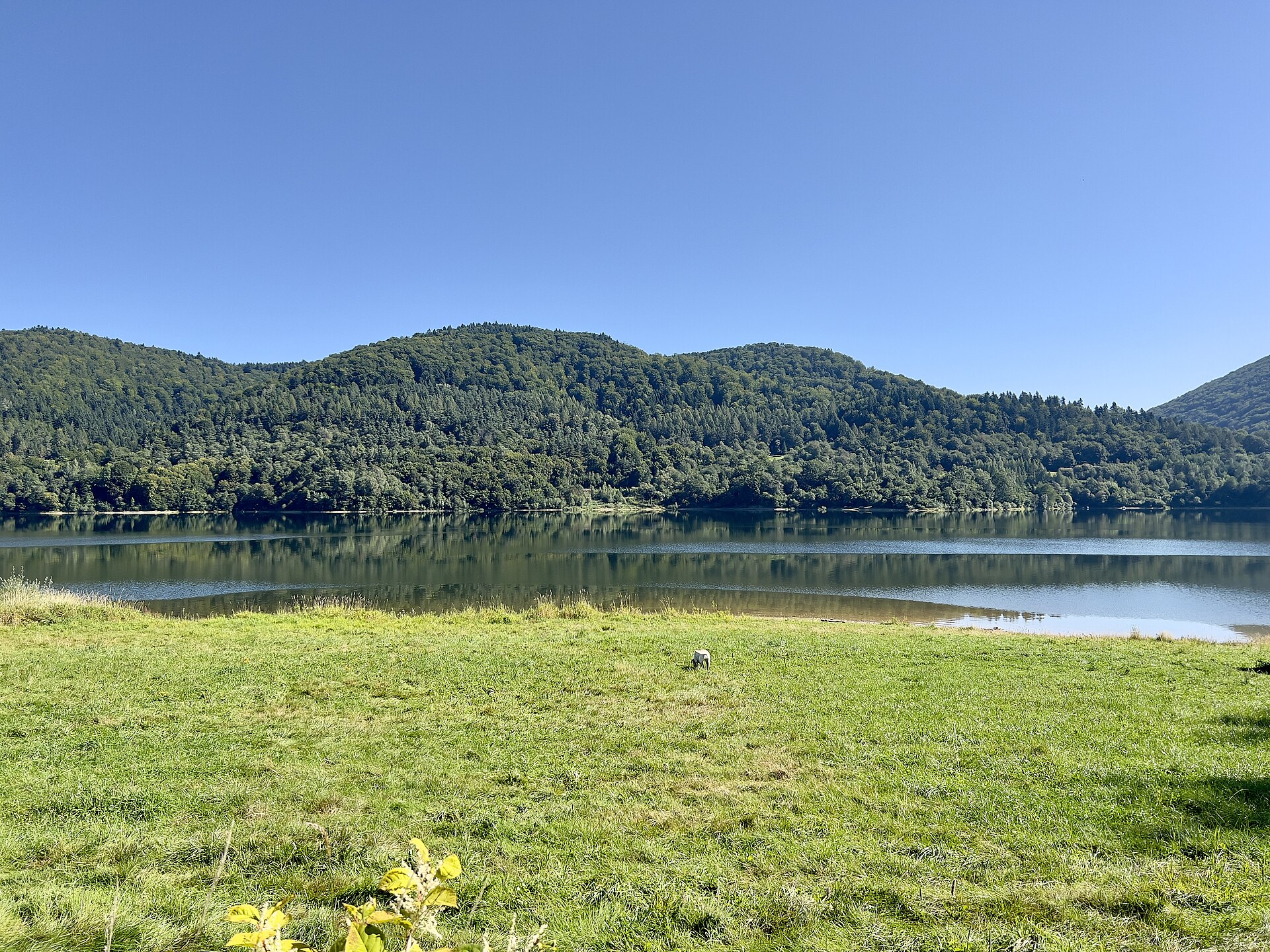 Lake Klimkowskie, Klimkówka, Gorlice County, Poland, 2023, 01