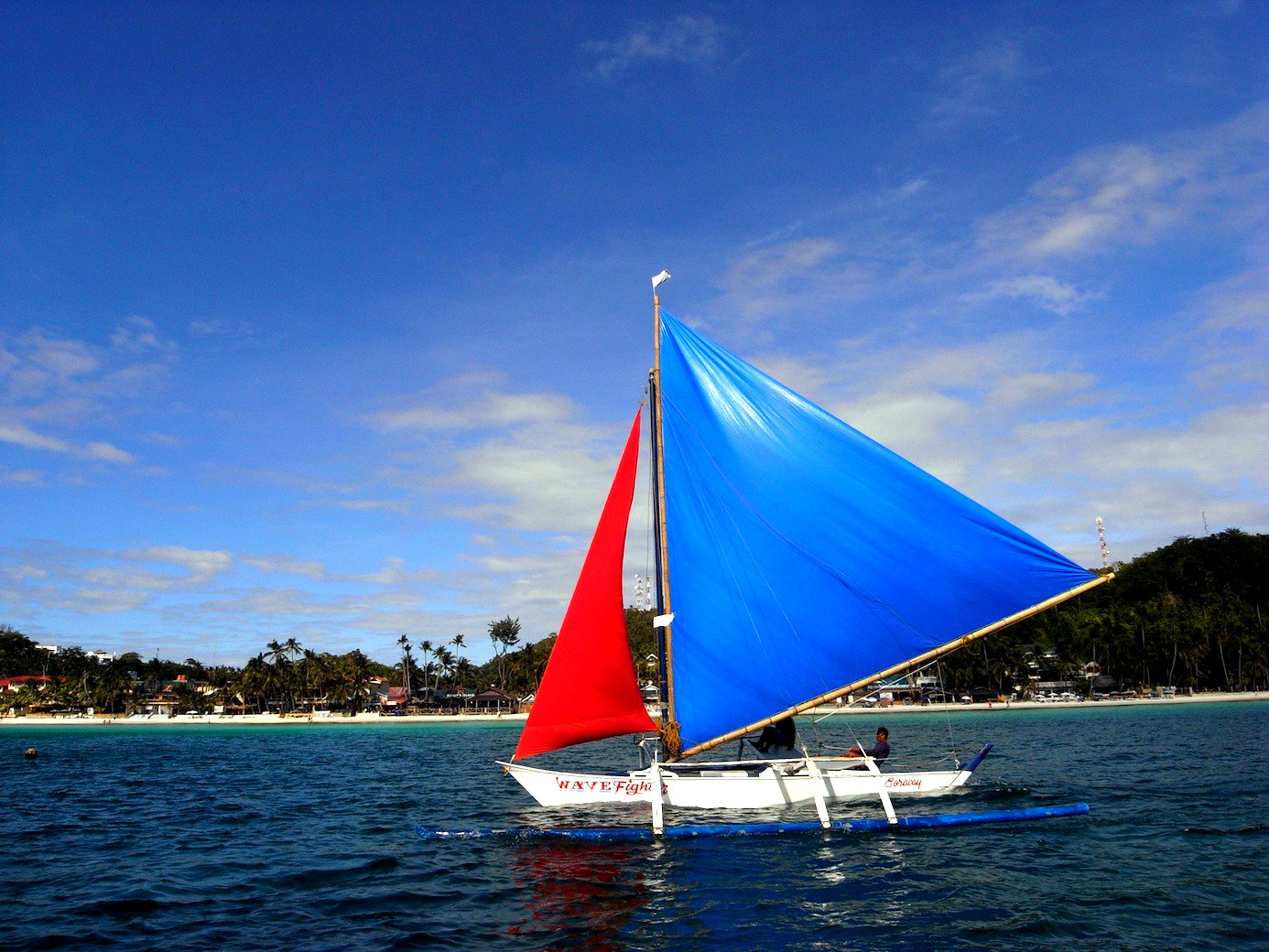 Boracay paraw sailboat