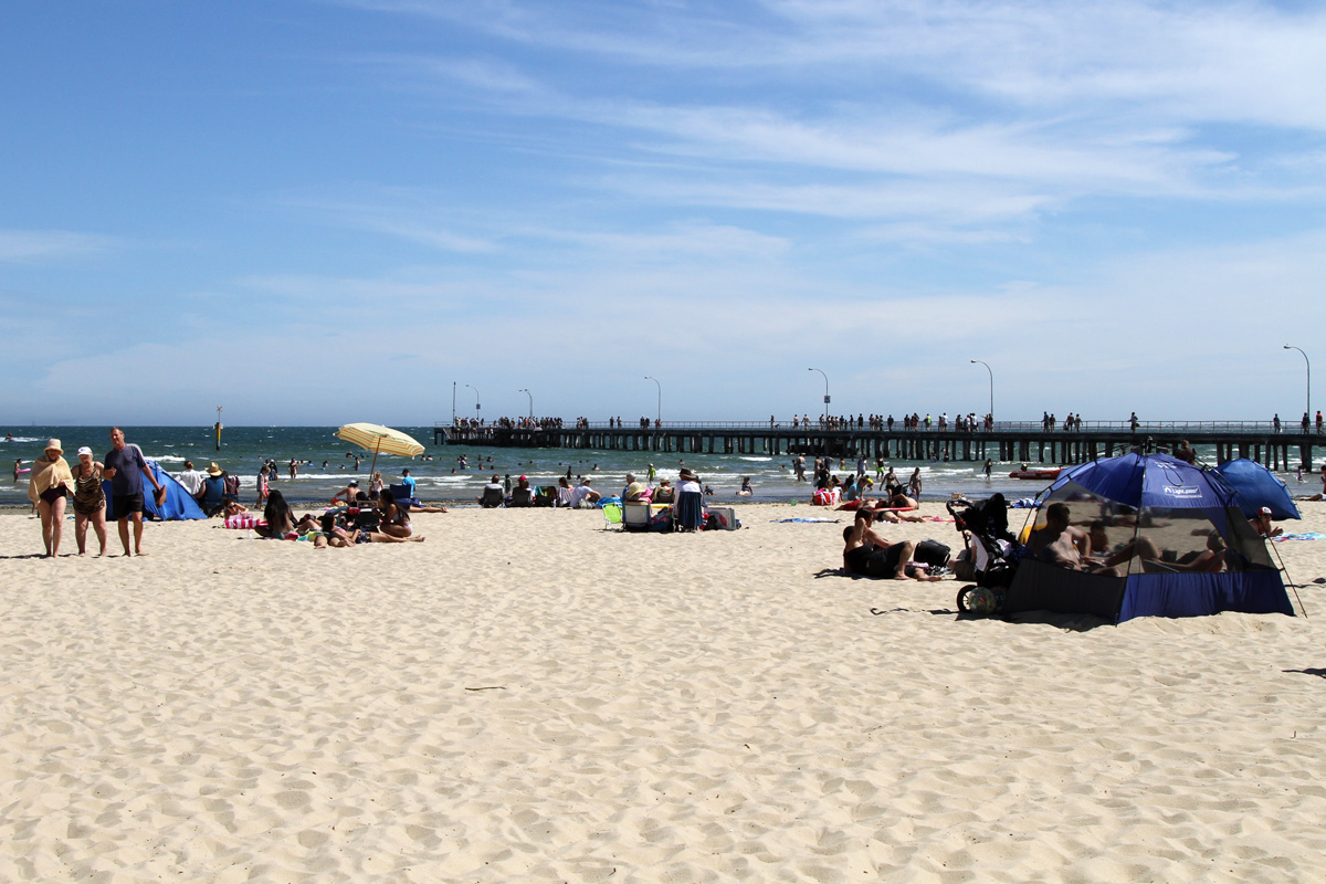 Altona Beach and Pier, Vic, jjron, 10.01.2016