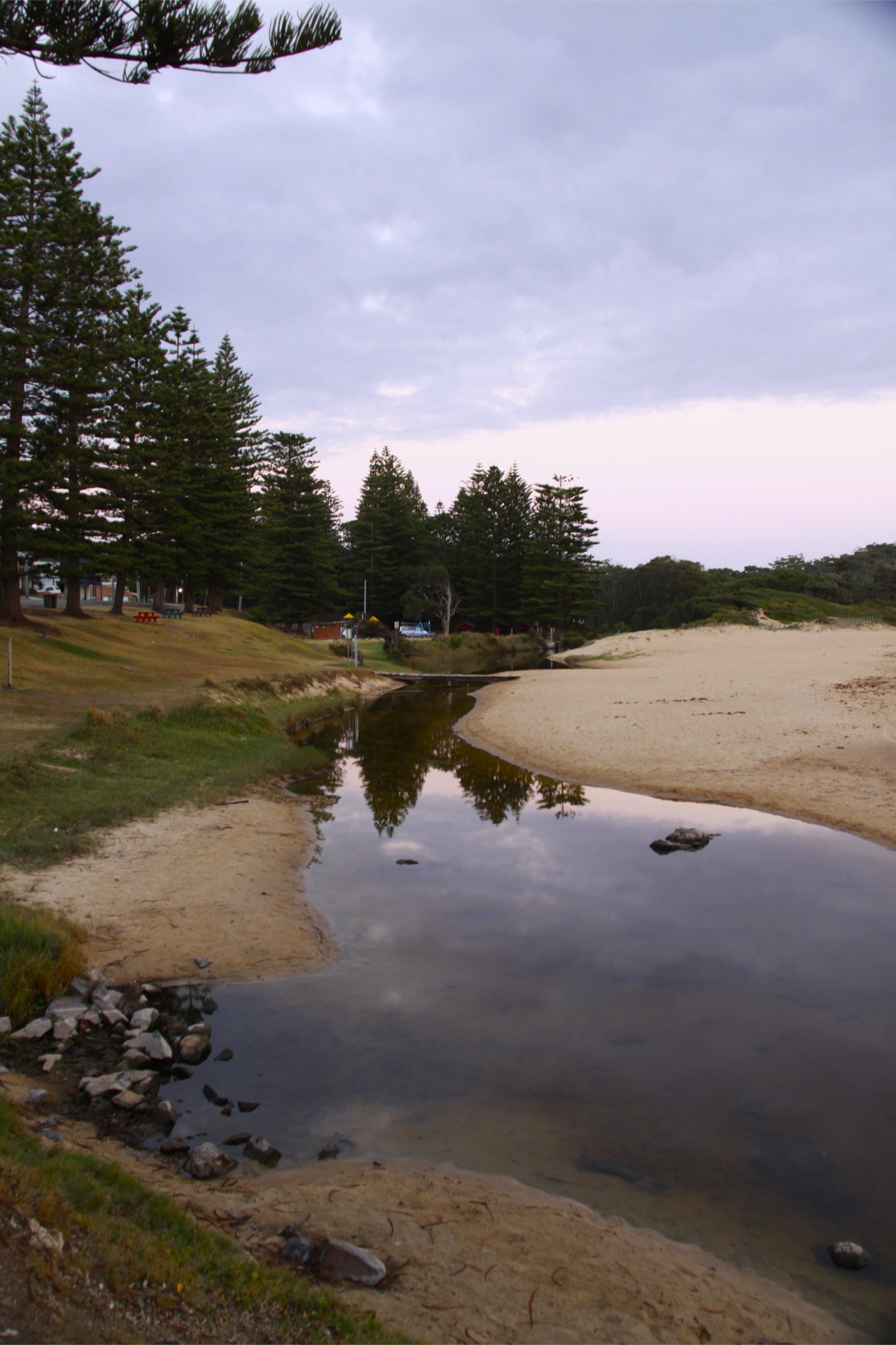 Blackhead Lagoon early morning - panoramio