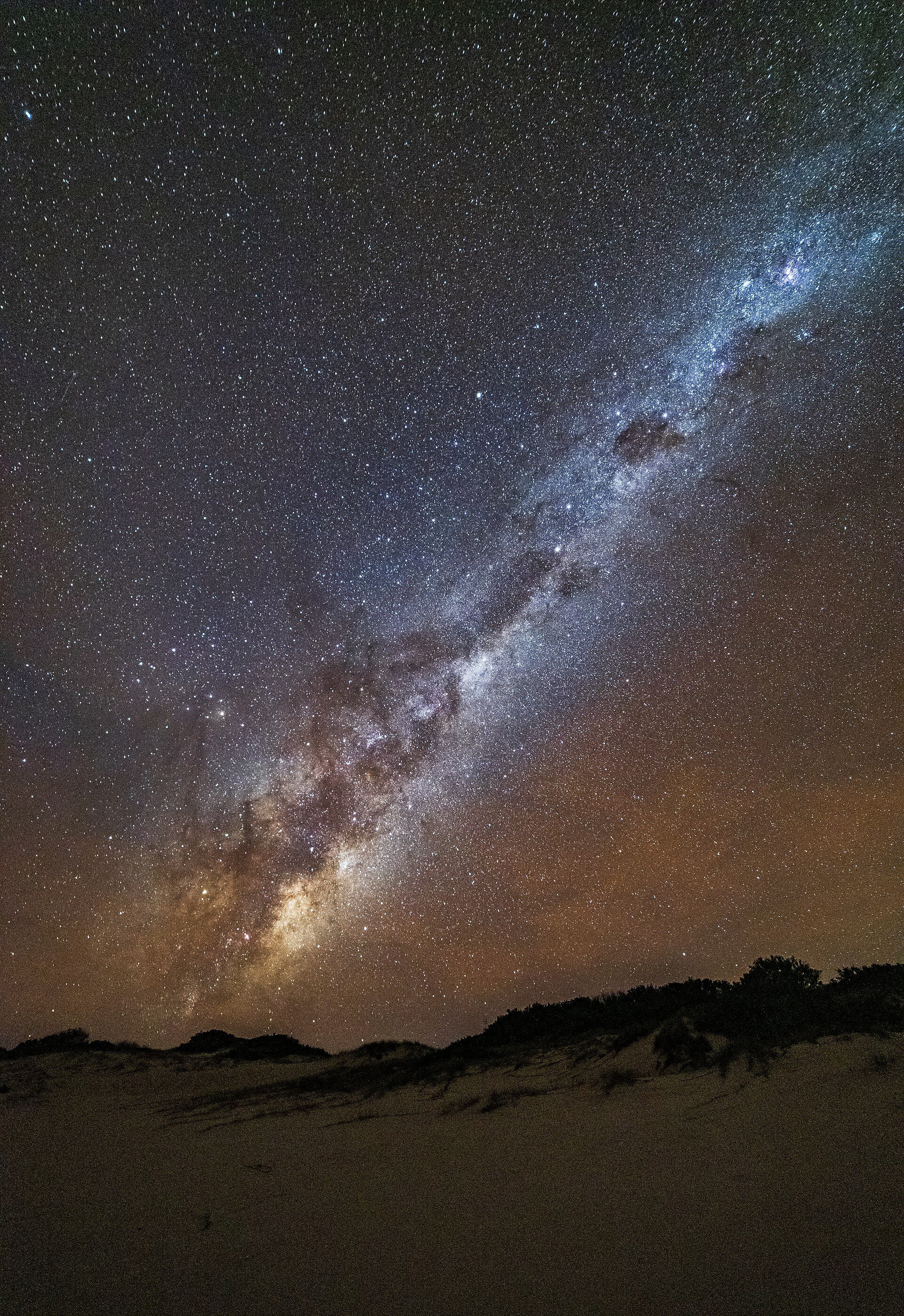 Night time in the sand hills of Myall Lakes National Park