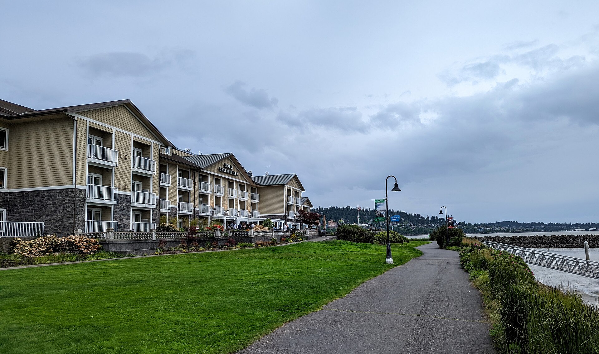 Hotel Bellwether, water side, Bellingham