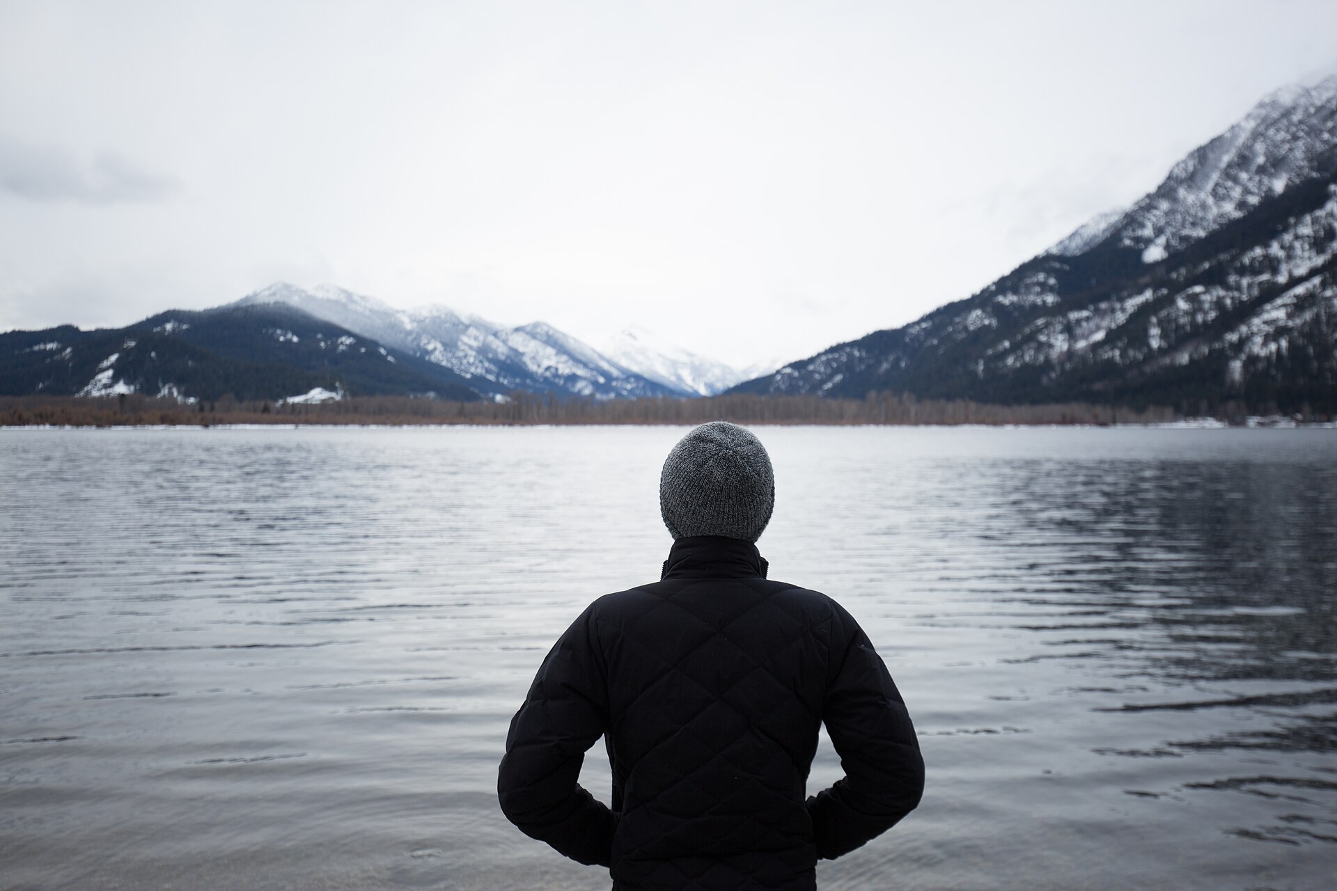 Man Looking At Water (Unsplash)