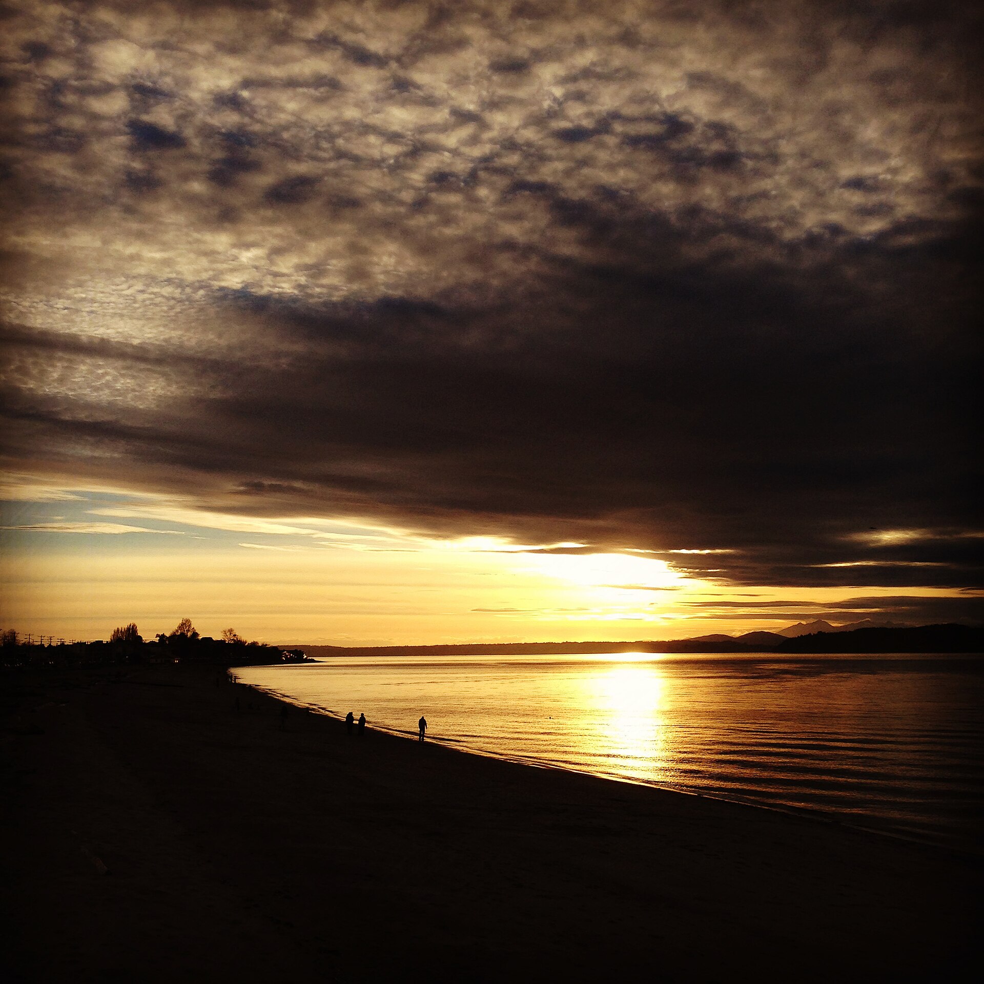 Sunset. Alki Beach, Seattle. (March, 2014) 2